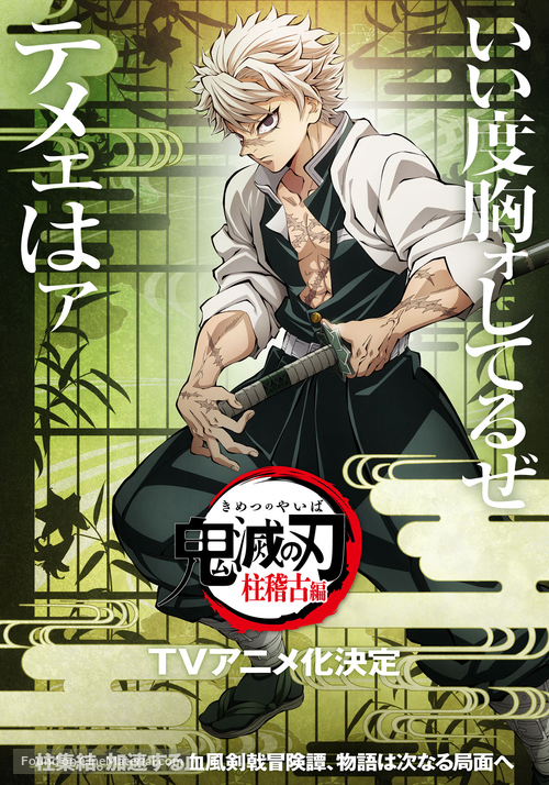 Demon Slayer: Kimetsu No Yaiba - To the Hashira Training - Japanese Movie Poster
