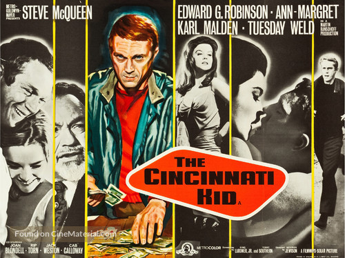 The Cincinnati Kid - British Movie Poster