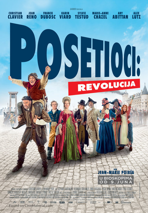 Les Visiteurs: La R&eacute;volution - Serbian Movie Poster