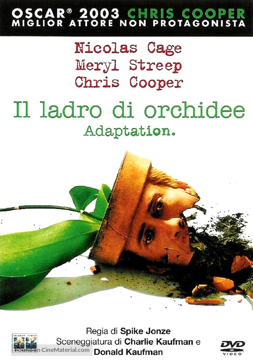 Adaptation. - Italian DVD movie cover