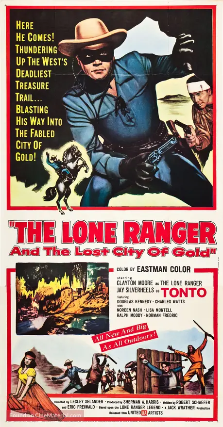 The Lone Ranger and the Lost City of Gold - Movie Poster