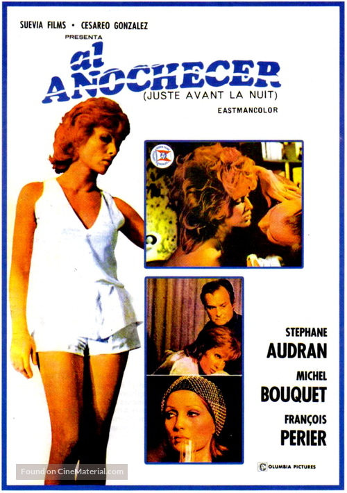 Juste avant la nuit - Spanish Movie Poster