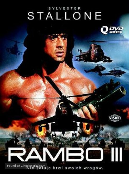 Rambo III - Polish Movie Cover