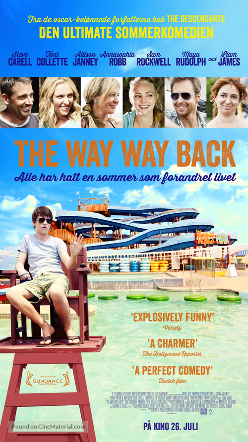 The Way Way Back - Norwegian Movie Poster