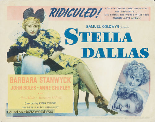 Stella Dallas - Movie Poster