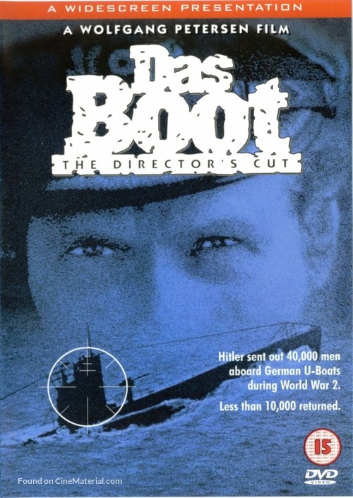 Das Boot - British DVD movie cover