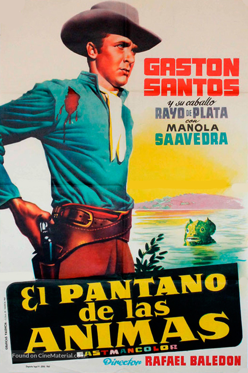 El pantano de las &aacute;nimas - Mexican Movie Poster