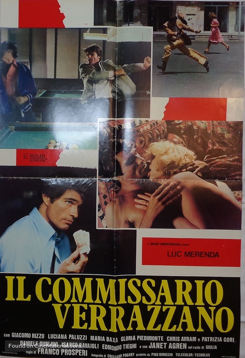 Il commissario Verrazzano - Italian Movie Poster