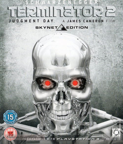 Terminator 2: Judgment Day - British Blu-Ray movie cover