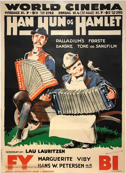 Han, hun og Hamlet - Danish Movie Poster