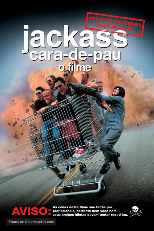 Jackass: The Movie - Brazilian DVD movie cover