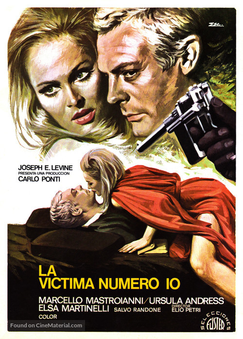 La decima vittima - Spanish Movie Poster