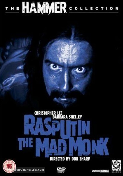Rasputin: The Mad Monk - British DVD movie cover