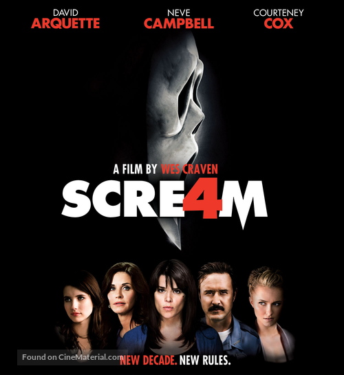 Scream 4 - Blu-Ray movie cover