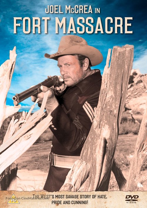 Fort Massacre - British DVD movie cover