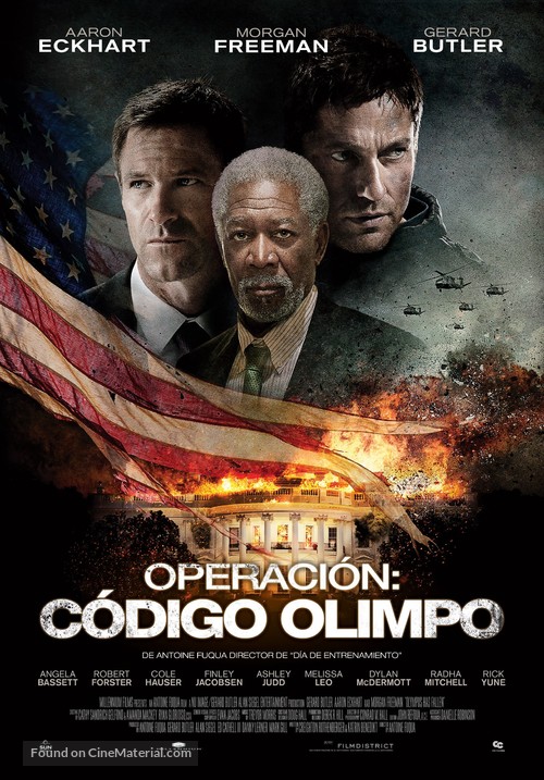 Olympus Has Fallen - Colombian Movie Poster