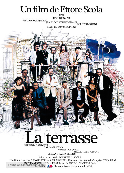 La terrazza - French Movie Poster