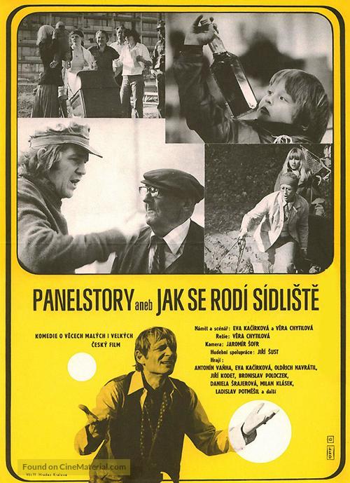 Panelstory aneb Jak se rod&iacute; s&iacute;dliste - Czech Movie Poster