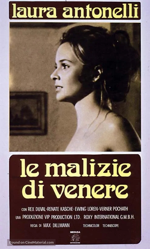 Le malizie di Venere - Italian Movie Poster