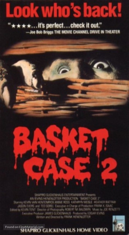 Basket Case 2 - VHS movie cover