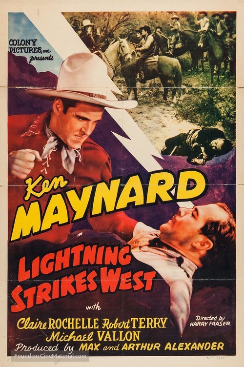 Lightning Strikes West - Movie Poster