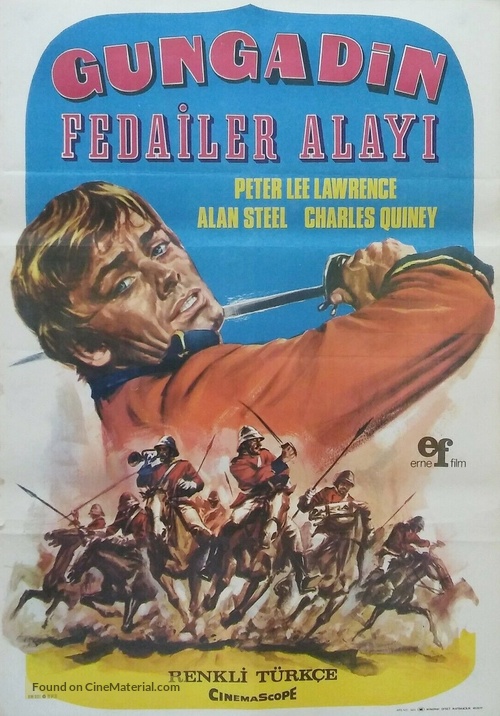 La furia dei Khyber - Turkish Movie Poster