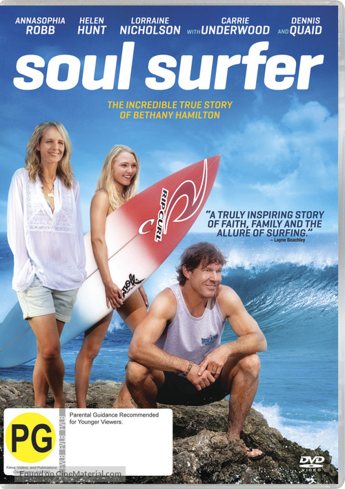 Soul Surfer - New Zealand DVD movie cover