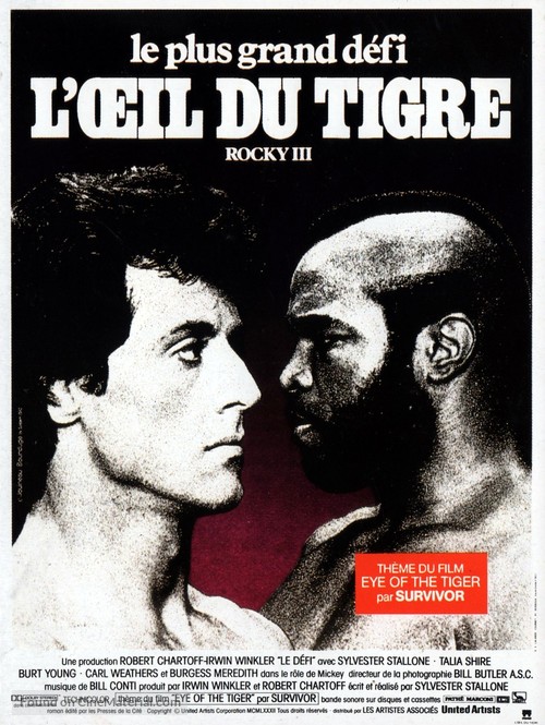 Rocky III - French Movie Poster