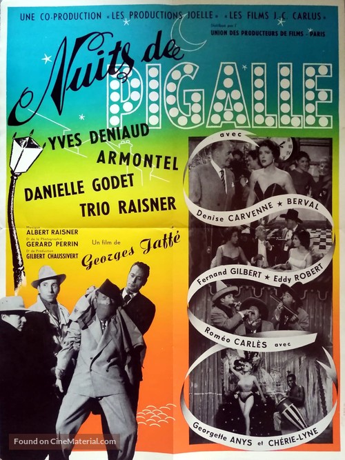 Nuits de Pigalle - French Movie Poster