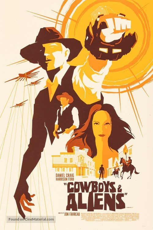 Cowboys &amp; Aliens - poster