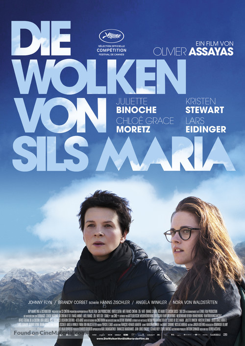 Clouds of Sils Maria - German Movie Poster