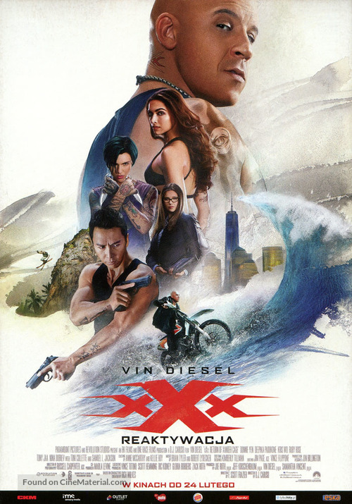 xXx: Return of Xander Cage - Polish Movie Poster