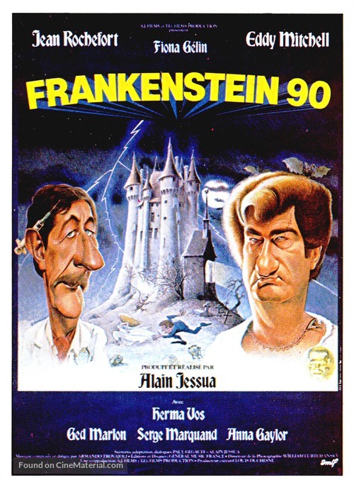 Frankenstein 90 - French Movie Poster