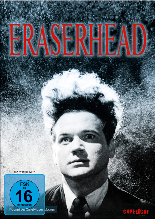 Eraserhead - German DVD movie cover