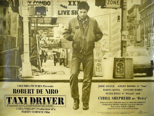 Taxi Driver - British Movie Poster