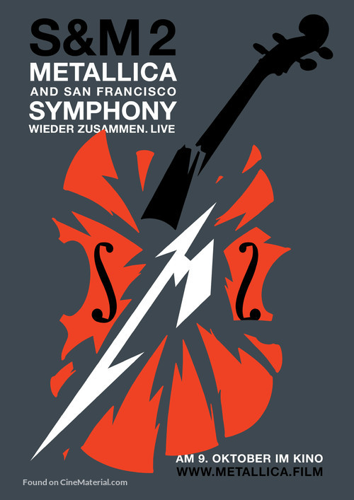 Metallica &amp; San Francisco Symphony - S&amp;M2 - German Movie Poster