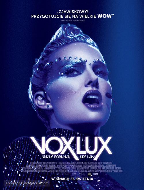 Vox Lux - Polish Movie Poster