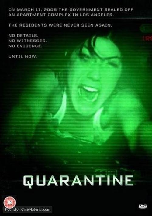 Quarantine - British DVD movie cover