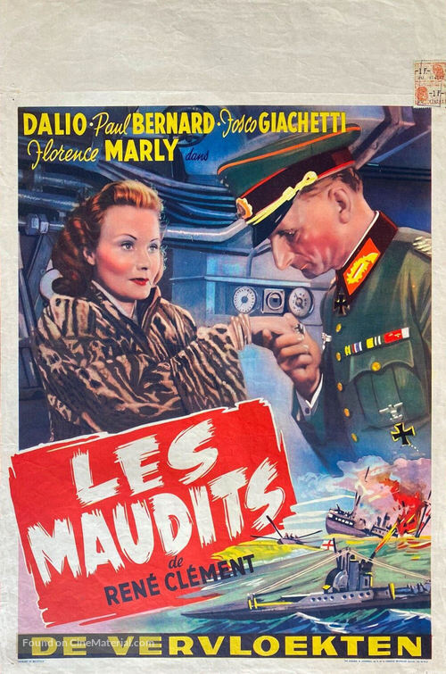 Les maudits - Belgian Movie Poster