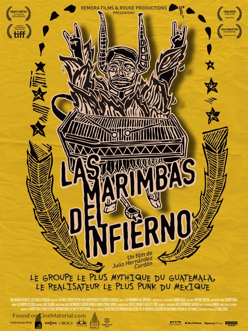 Las marimbas del infierno - French Movie Poster