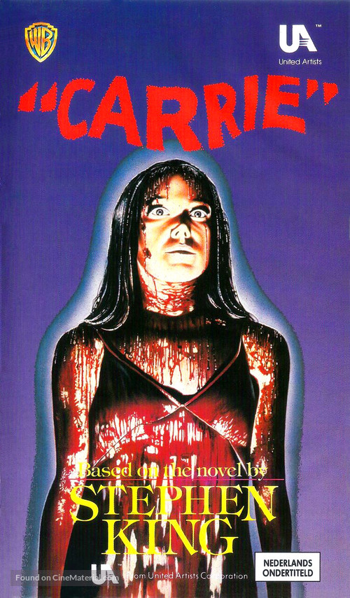 Carrie - Dutch VHS movie cover