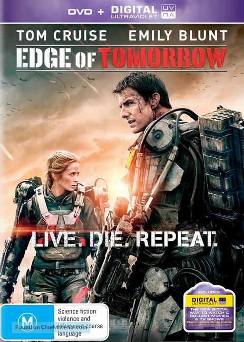 Edge of Tomorrow - Australian DVD movie cover