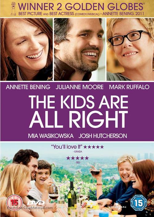 The Kids Are All Right - British DVD movie cover