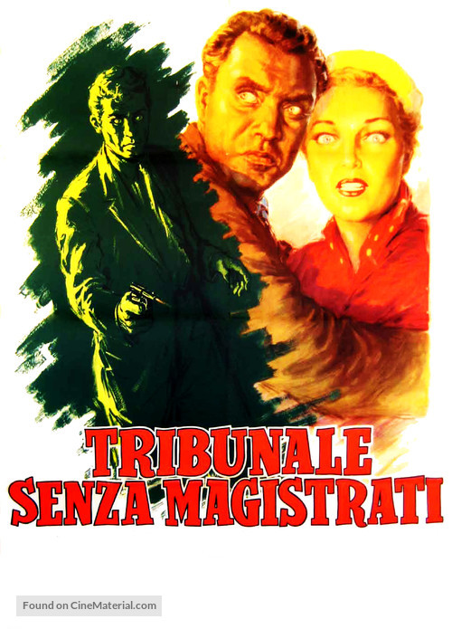 The World Was His Jury - Italian Movie Poster