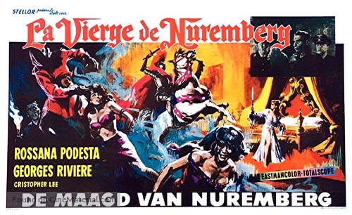 Vergine di Norimberga, La - Belgian Movie Poster