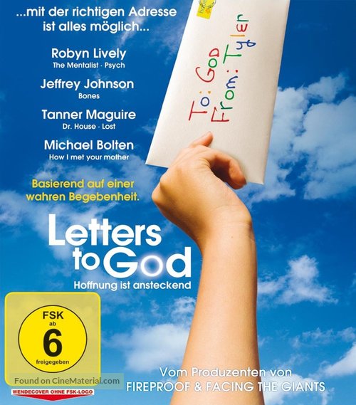 Letters to God - German Blu-Ray movie cover