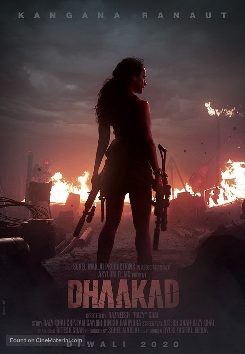 Dhaakad - Indian Movie Poster