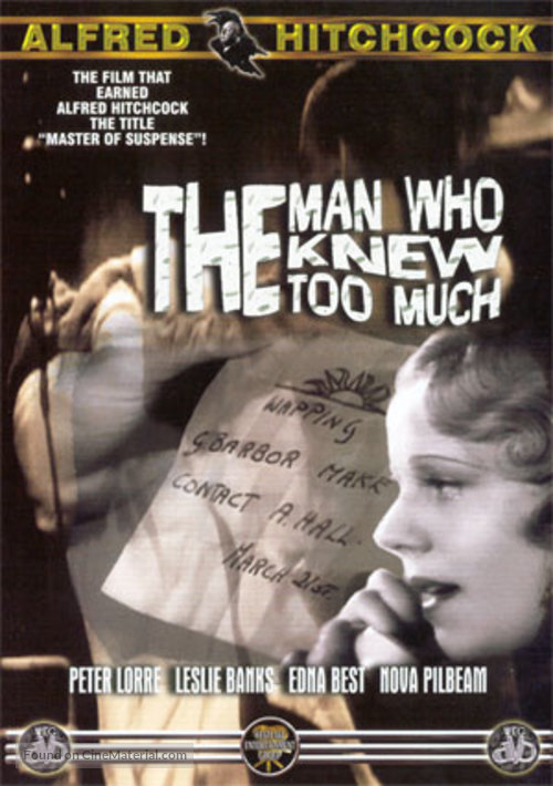 The Man Who Knew Too Much - British Movie Cover