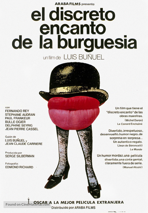 Le charme discret de la bourgeoisie - Spanish Movie Poster