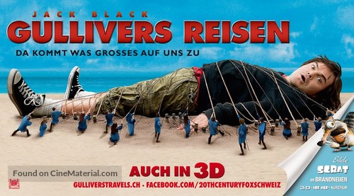 Gulliver&#039;s Travels - Swiss Movie Poster